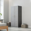 Grey panel door wardrobe – image 10