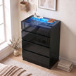 Gloss chest of drawers with LED – image 2