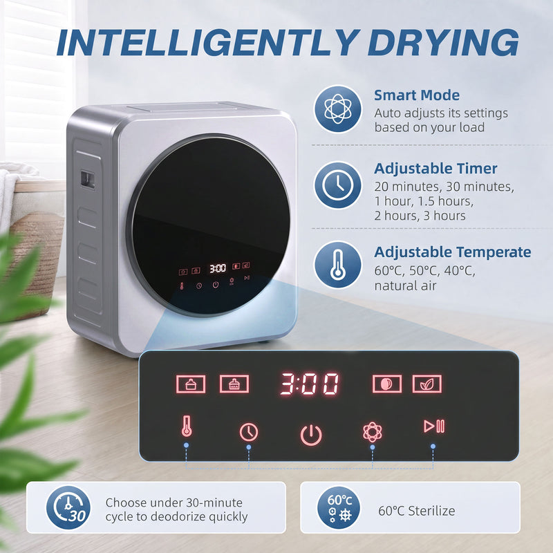 4kg silver tumble dryer – image 4