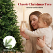 7ft Christmas tree with fir wood base – image 5