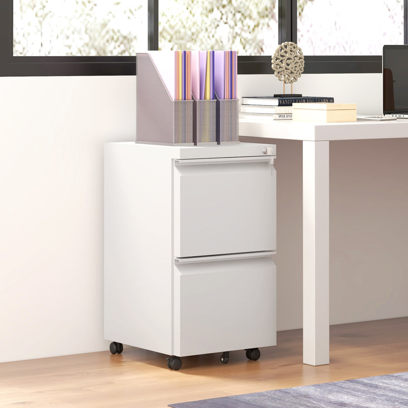2-drawer metal filing cabinet – image 10