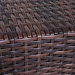 Rattan side table with parasol hole – image 6