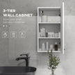 High gloss bathroom wall cabinet – image 4