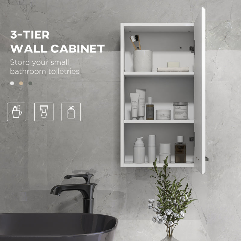 High gloss bathroom wall cabinet – image 4