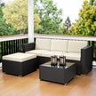 3-piece rattan sofa set – image 9