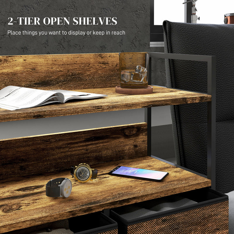 Rustic 5-drawer storage unit – image 5