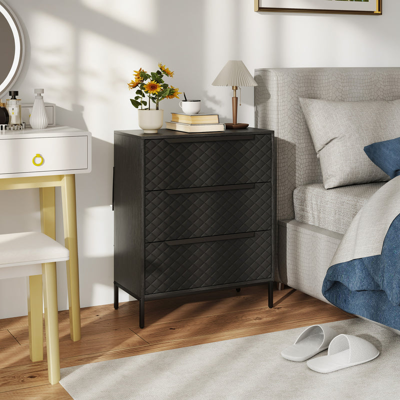 3-drawer fabric chest of drawers – image 9
