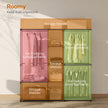 182 cm black open wardrobe – image 5