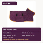 Quick-Dry Hooded Dog Bathrobe Towel