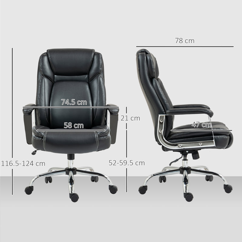 Heavy duty office chair – black – image 3