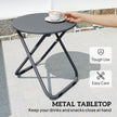 Folding rattan bistro set – image 7