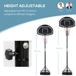 Black adjustable basketball hoop – image 4