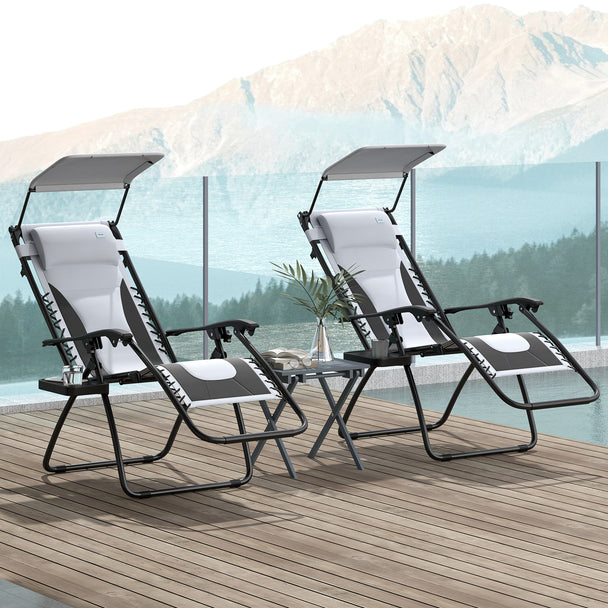 Light grey zero gravity chairs – image 2