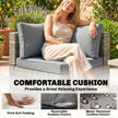 Rattan corner sofa chair – image 5