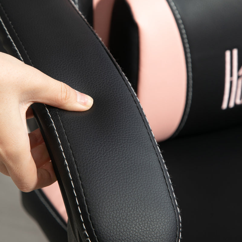 Black & pink cat ear gaming chair – image 9