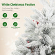 60 cm snowy tabletop tree with timer – image 6