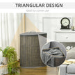 Corner bamboo laundry basket – image 7