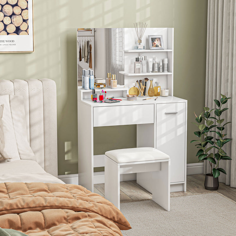 Dressing table set with cupboard – image 10