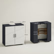 Light grey under sink cabinet – image 3