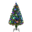 4ft fibre optic Christmas tree with LED snowflakes – image 10
