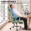 HOMCOM Executive Office Chair, PU Big and Tall Office Chair 180 kg with Wide Seat, Reclining, Lumbar Support, Light – view 7