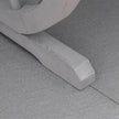 Grey wagon wheel arm bench – image 10