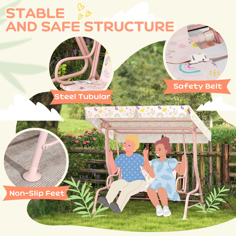 Kids 2-seater swing chair – image 4