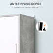 Slim tall bathroom cabinet – image 7