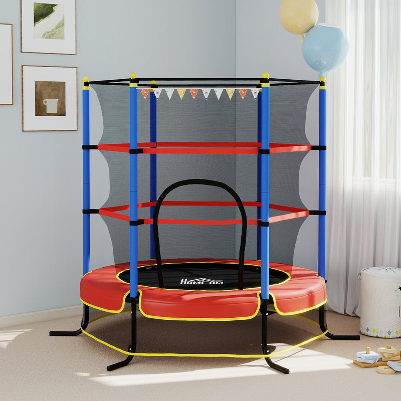 Kids trampoline with enclosure – image 10
