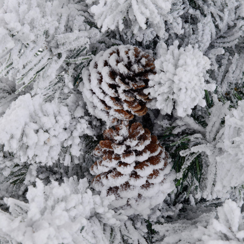3ft pre-lit snowy tabletop Christmas tree – image 9