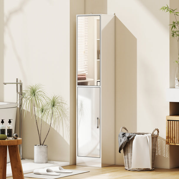 Tall bathroom cabinet with mirror – image 2