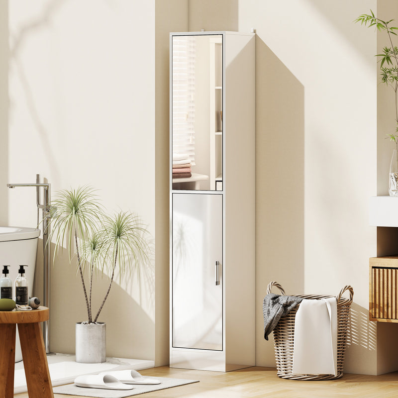 Tall bathroom cabinet with mirror – image 2