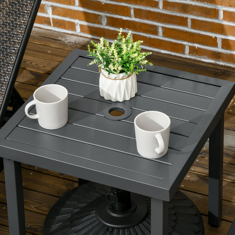Grey square side table – image 8