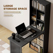 Fold-out desk with chalkboard – black – image 5