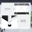 Industrial desk with bookshelf – image 6