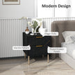 Marble-effect bedside table – image 4