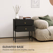 Raised ridged bedside table – image 8