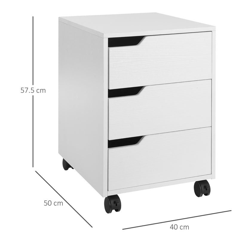 3-drawer mobile filing cabinet – image 3