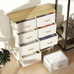 8-drawer fabric chest with side pockets – image 8