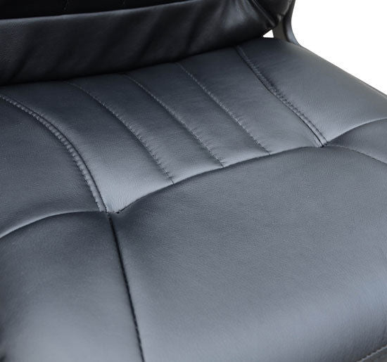 Faux leather swivel executive chair – image 8