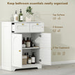 Bathroom floor cabinet with 2 drawers – image 4