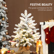 60 cm snowy tabletop tree with timer – image 4
