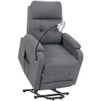 Electric Rise/Recline Armchair, with Reading Light - Grey