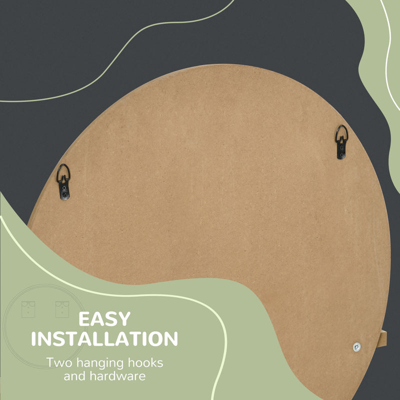 Round mirror with shelf – image 6