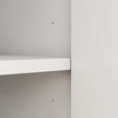 High gloss white and grey under sink cabinet – image 9