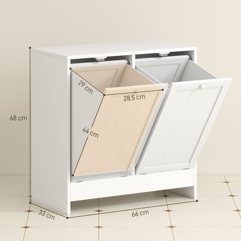Laundry hamper cabinet – image 3