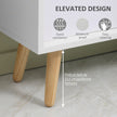 White 4-cube storage unit – image 5