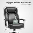 Heavy duty office chair – black – image 4
