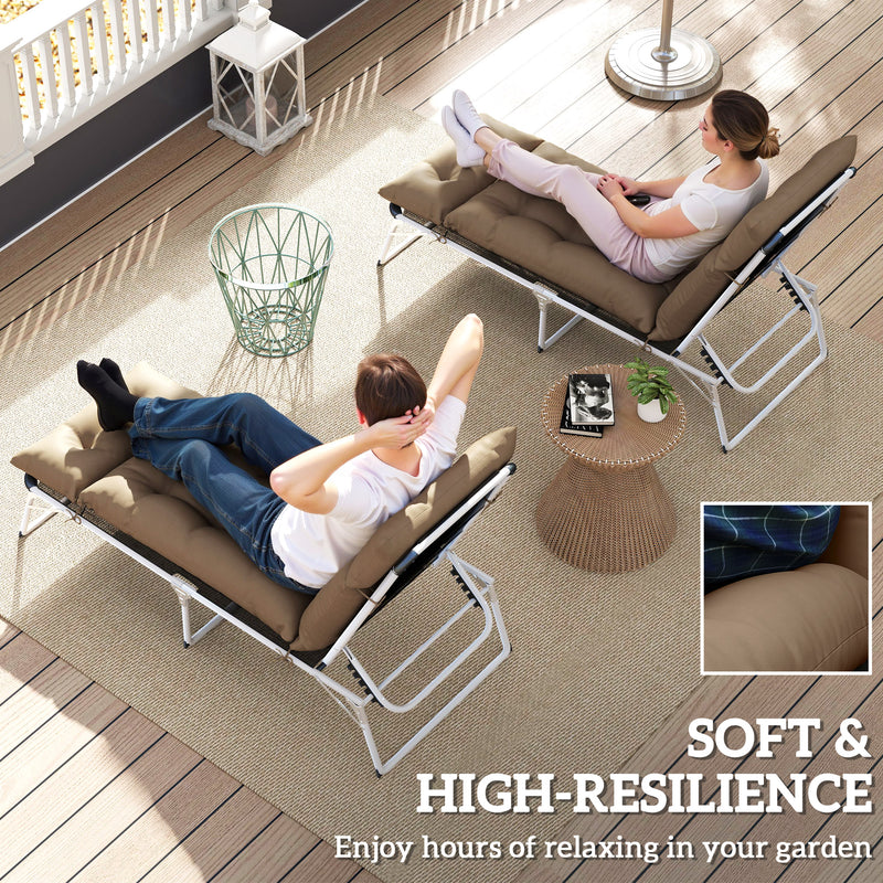 Sun lounger cushions set of 2 – image 5