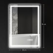 50 x 70 cm backlit LED mirror – image 4